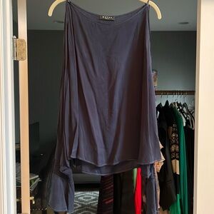 Gorgeous navy MavenWest cold  shoulder blouse